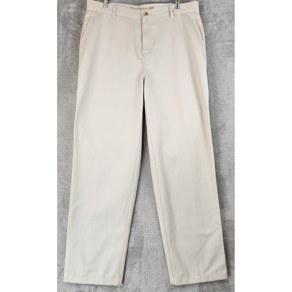 Cabelas Casuals Pants Womens 16 Regular Khaki Wrinkle‎ Resistant Chino Trousers